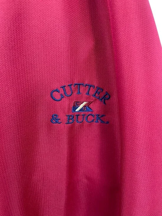 Cutter and Buck Colorblock Golf Mens Large Pullover Wind Rain Vintage 90s - Picture 6 of 11